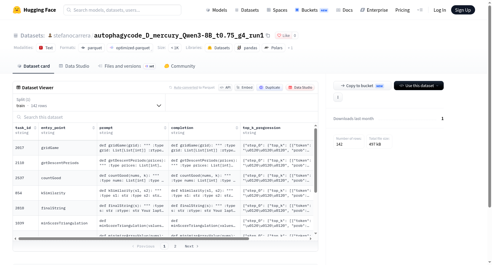 stefanocarrera/autophagycode_D_mercury_Qwen3-8B_lr0.0001_c142_trust_t0.75_g5_run1 数据集图片
