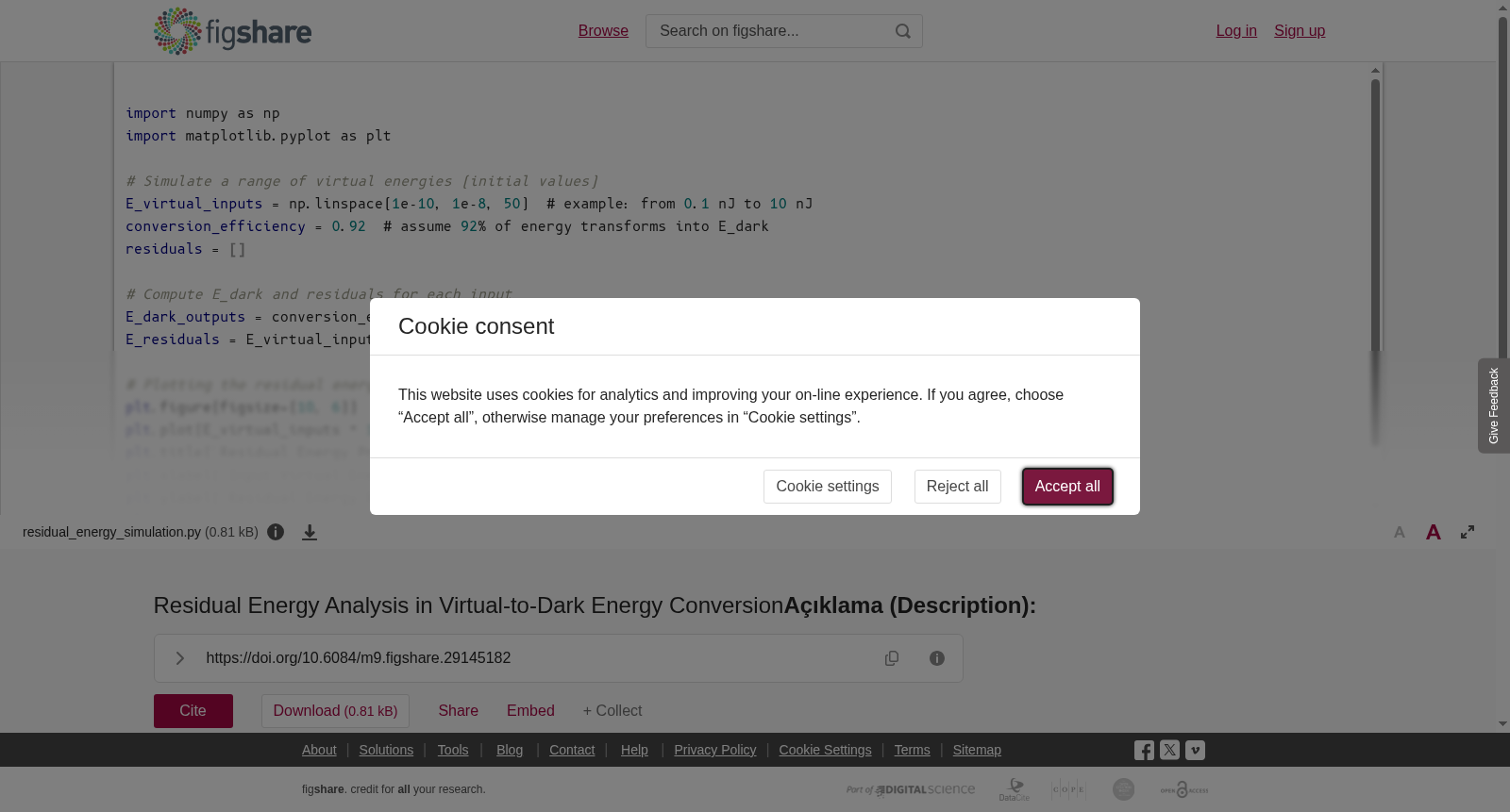 Residual Energy Analysis in Virtual-to-Dark Energy Conversion<b>Açıklama (Description):</b> 数据集图片