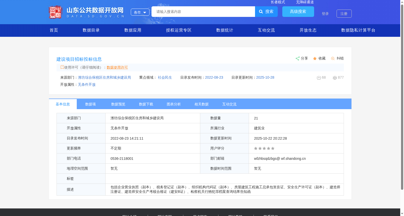 建设项目招标投标信息 数据集图片