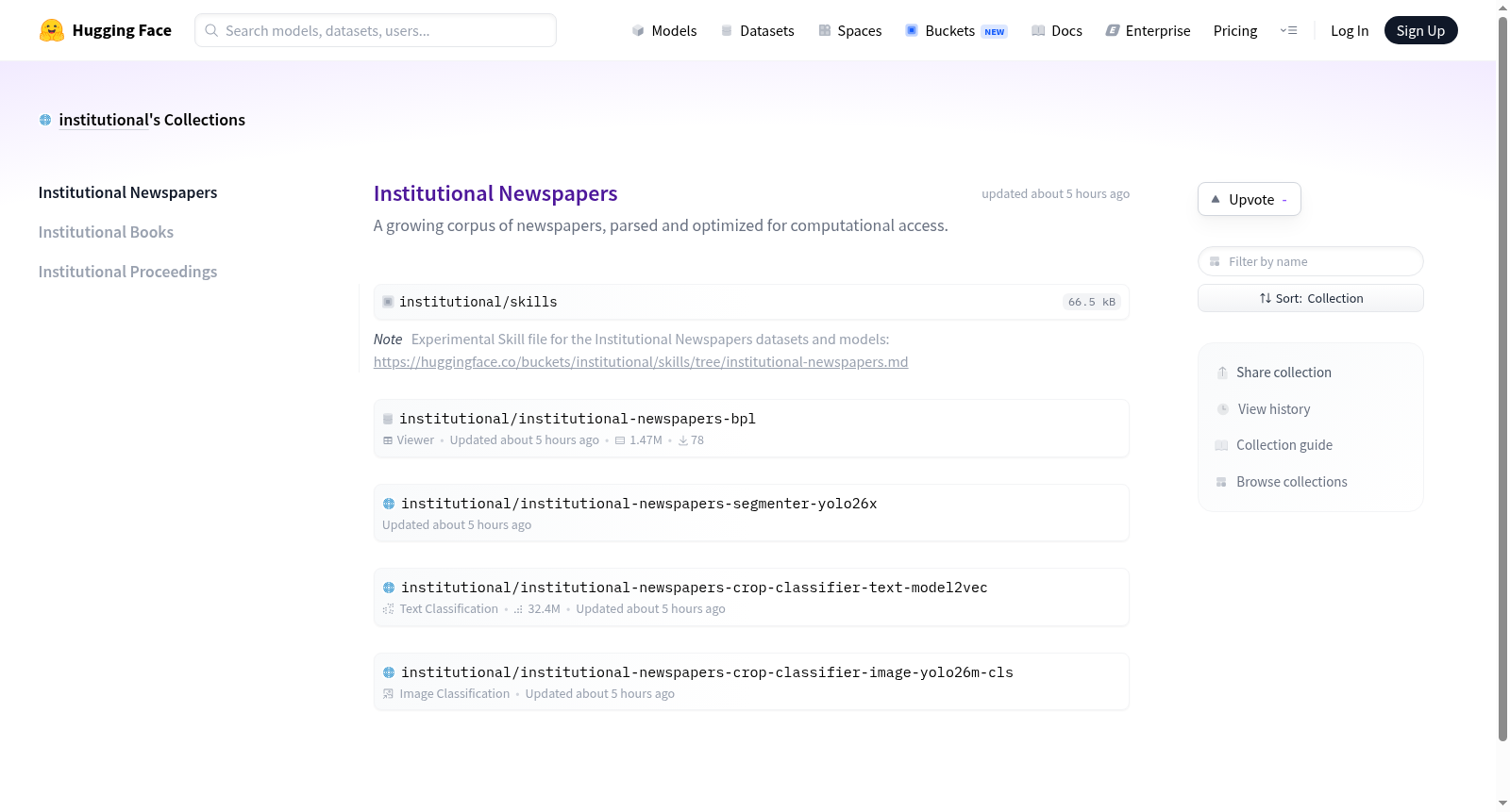 Institutional Newspapers Dataset 数据集图片