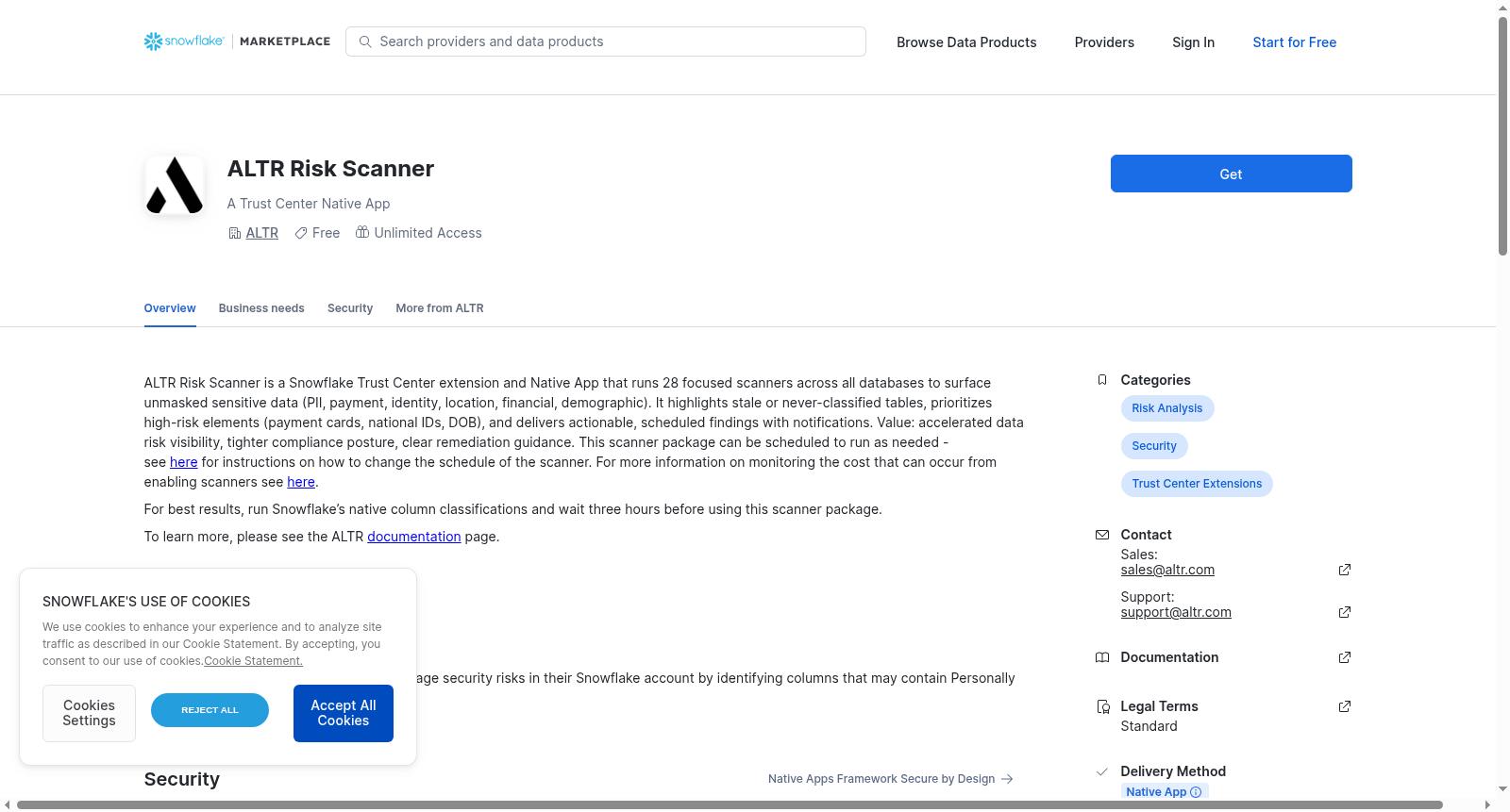 ALTR Risk Scanner 数据集图片