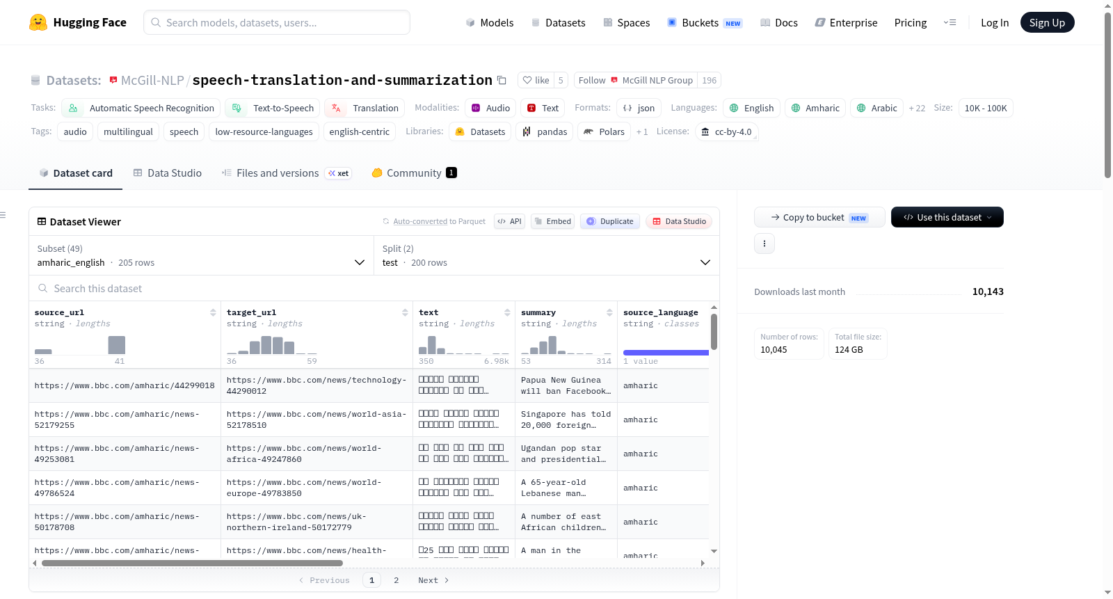 McGill-NLP/speech-translation-and-summarization 数据集图片
