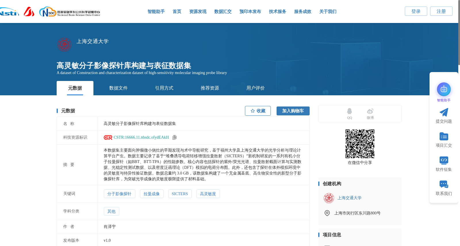 高灵敏分子影像探针库构建与表征数据集 数据集图片