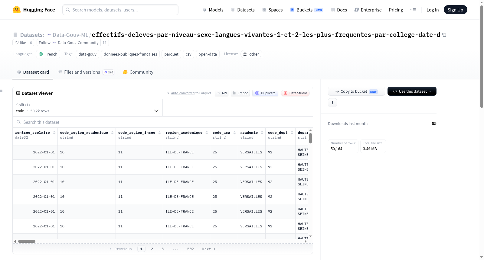 Data-Gouv-FR/effectifs-deleves-par-niveau-sexe-langues-vivantes-1-et-2-les-plus-frequentes-par-college-date-d 数据集图片