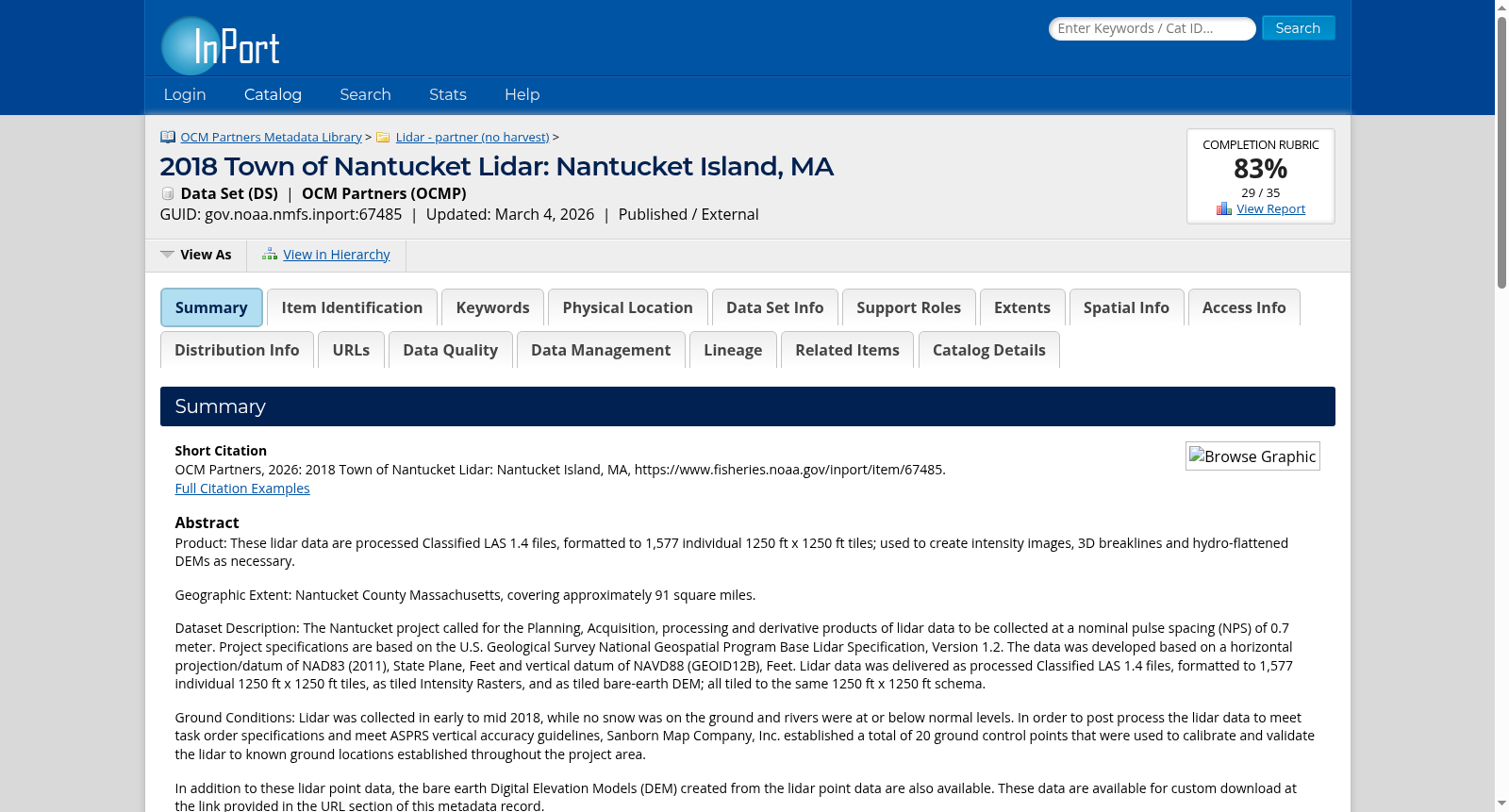 2018 Town of Nantucket Lidar: Nantucket Island, MA 数据集图片