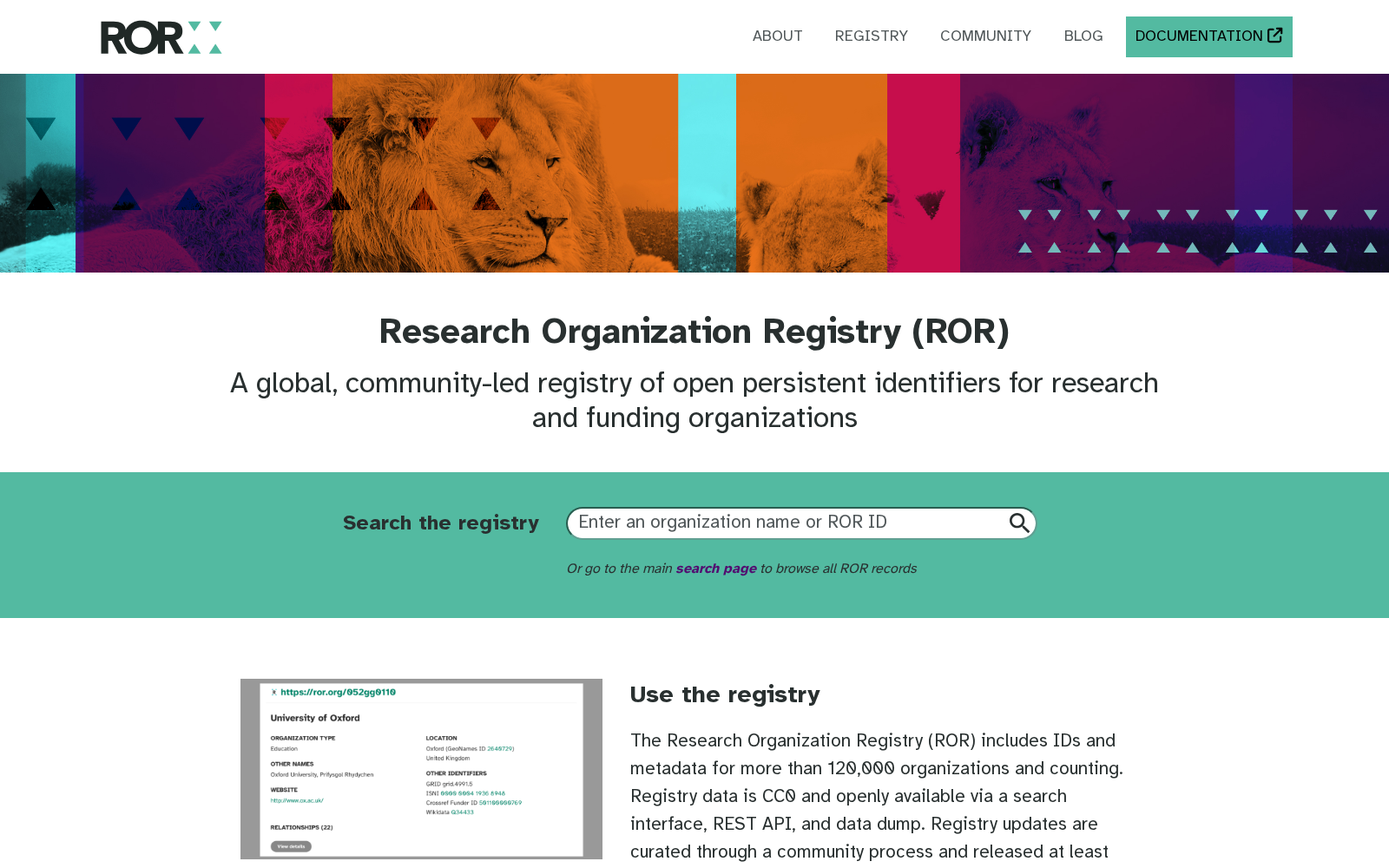 Research Organization Registry 数据集图片