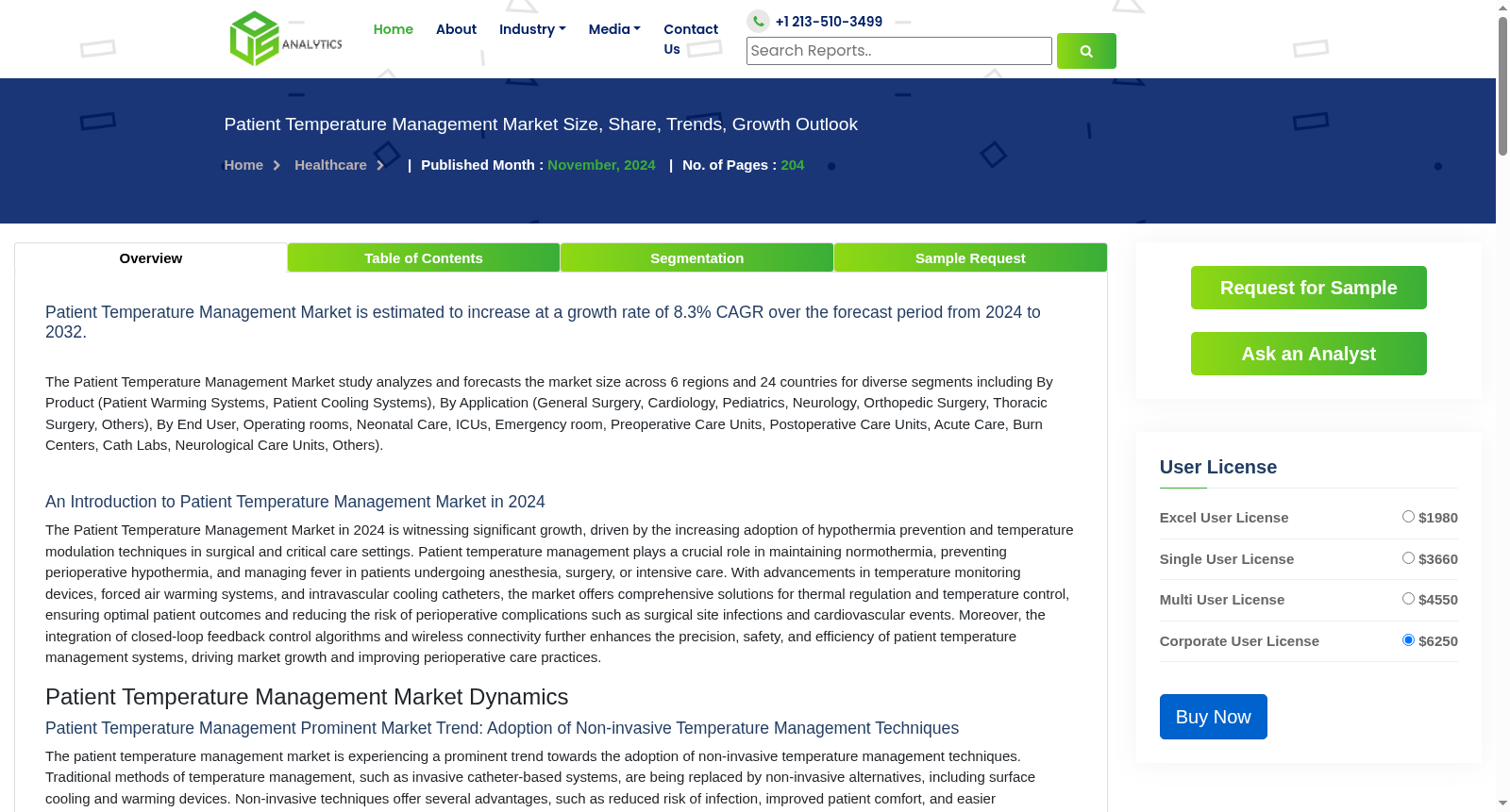 Patient Temperature Management Market 数据集图片