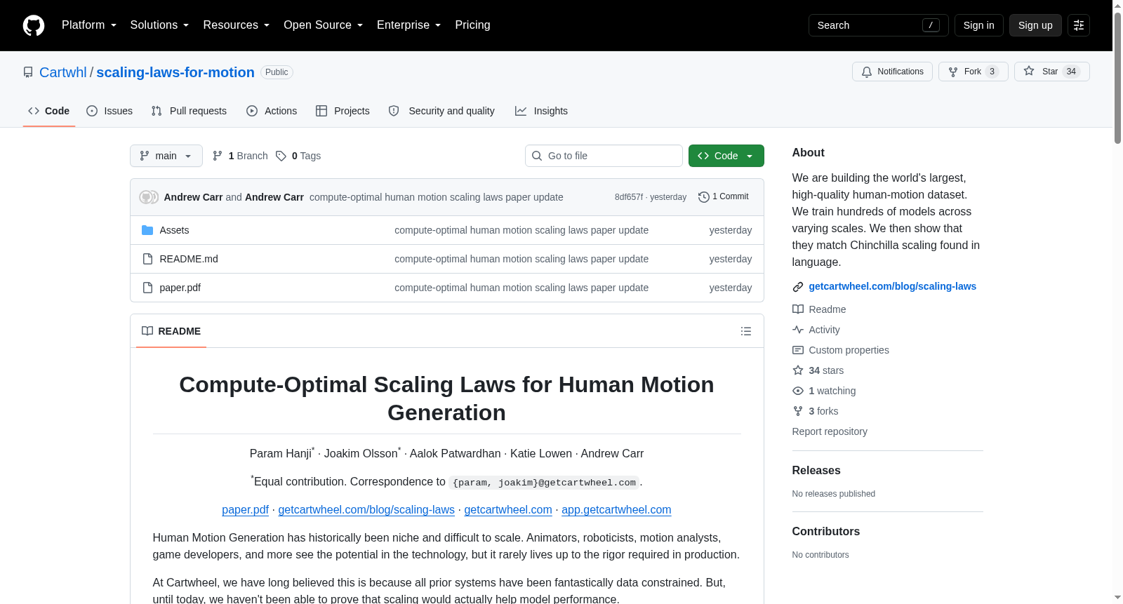 Cartwheel Human Motion Dataset 数据集图片