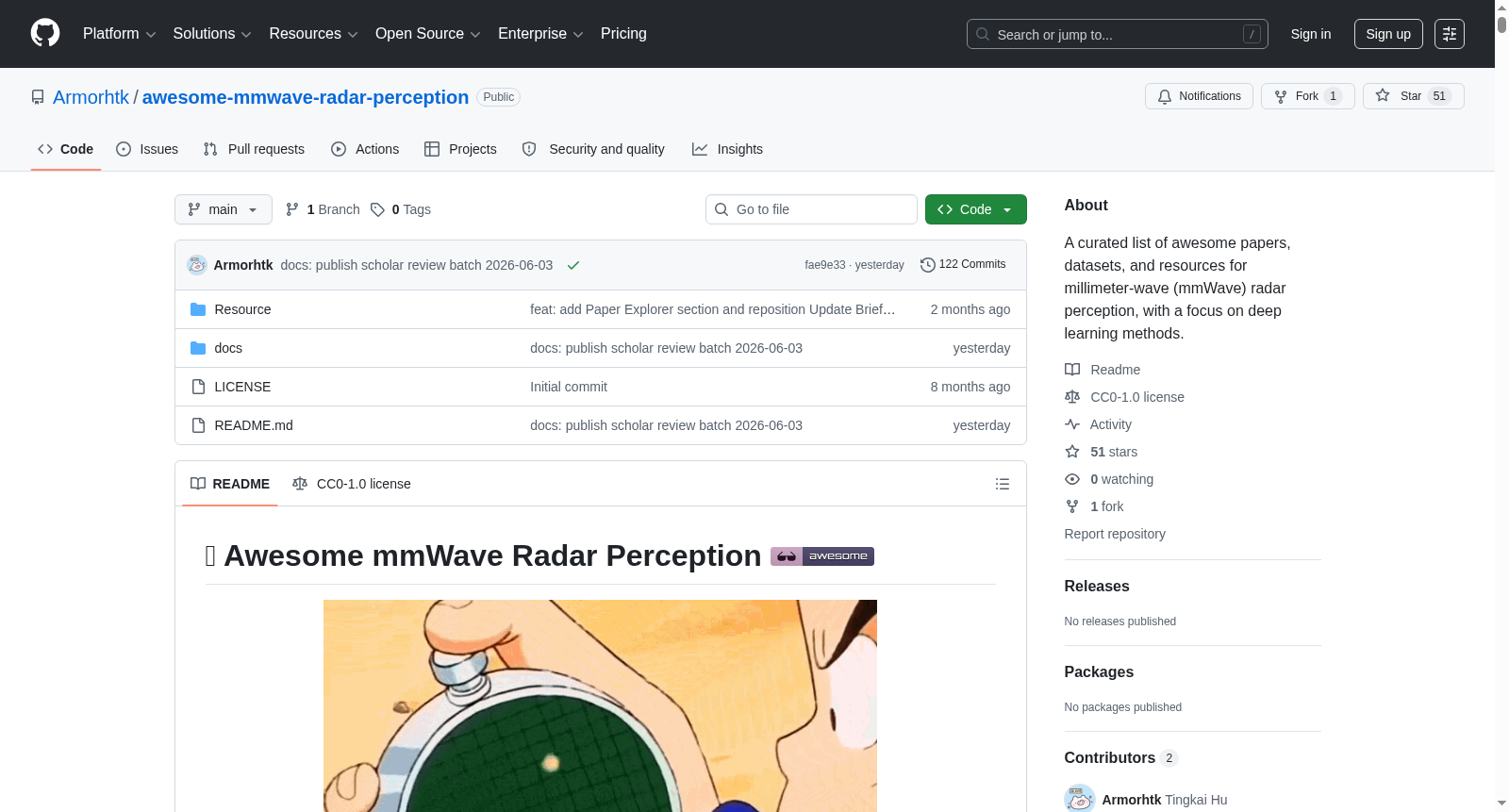 awesome-mmwave-radar-perception 数据集图片