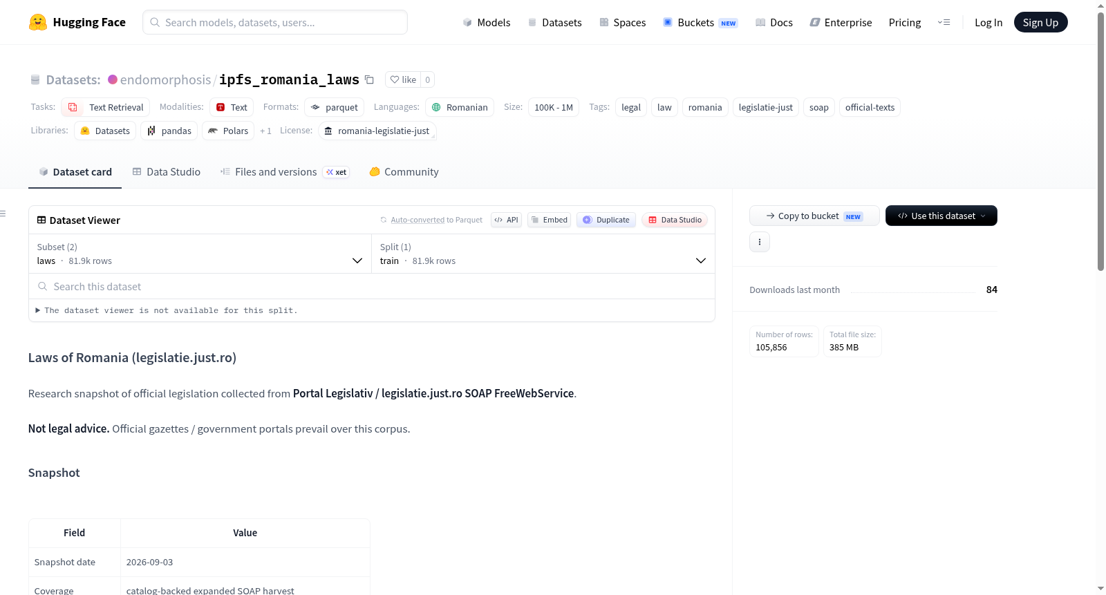 ipfs_romania_laws 数据集图片