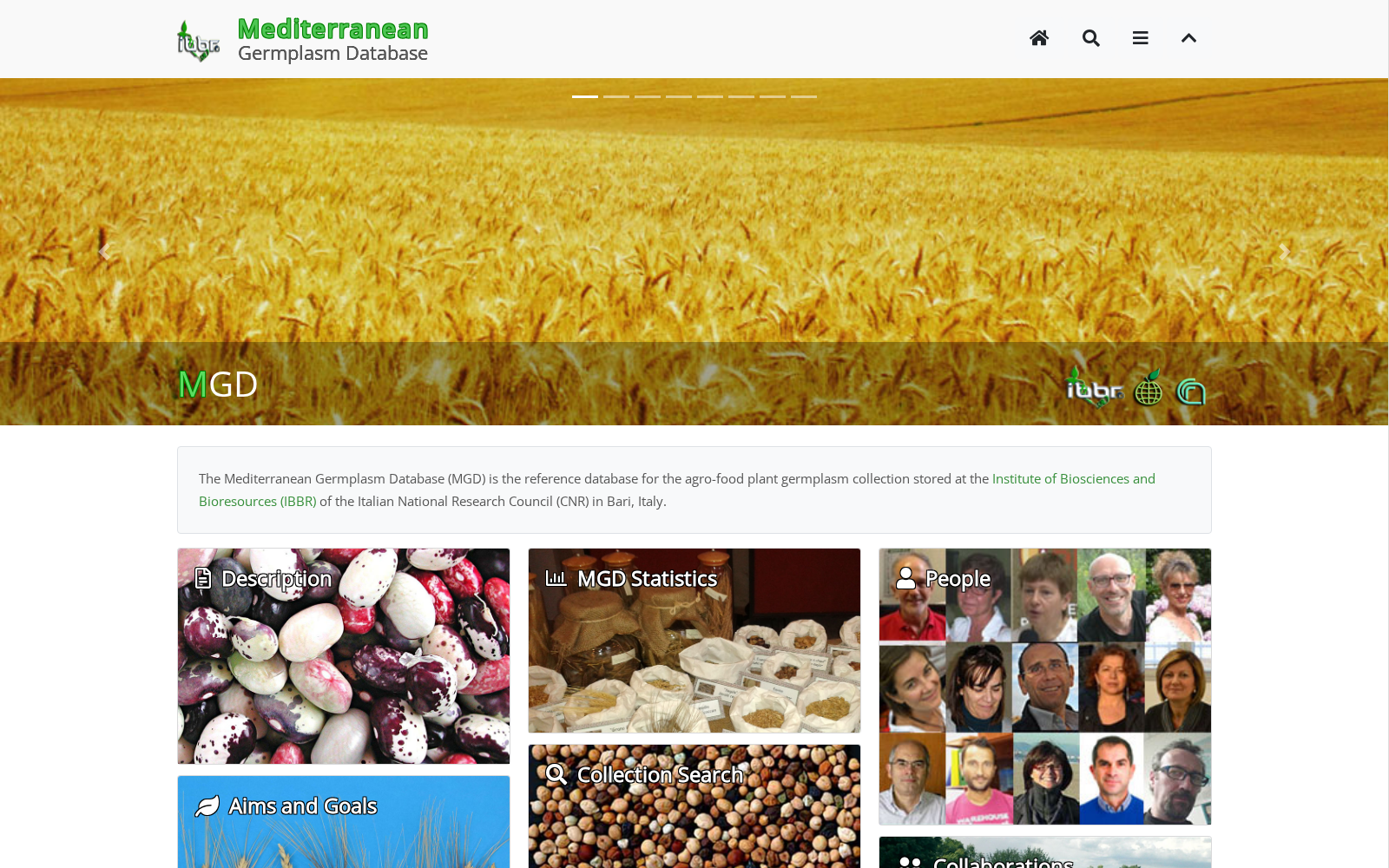 Mediterranean Germplasm Database (MGD) 数据集图片