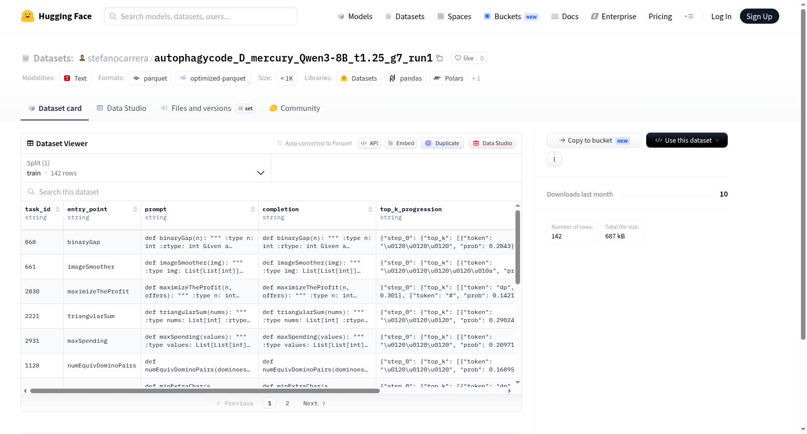 stefanocarrera/autophagycode_D_mercury_Qwen3-8B_lr0.0001_c142_trust_t1.25_g8_run1 数据集图片