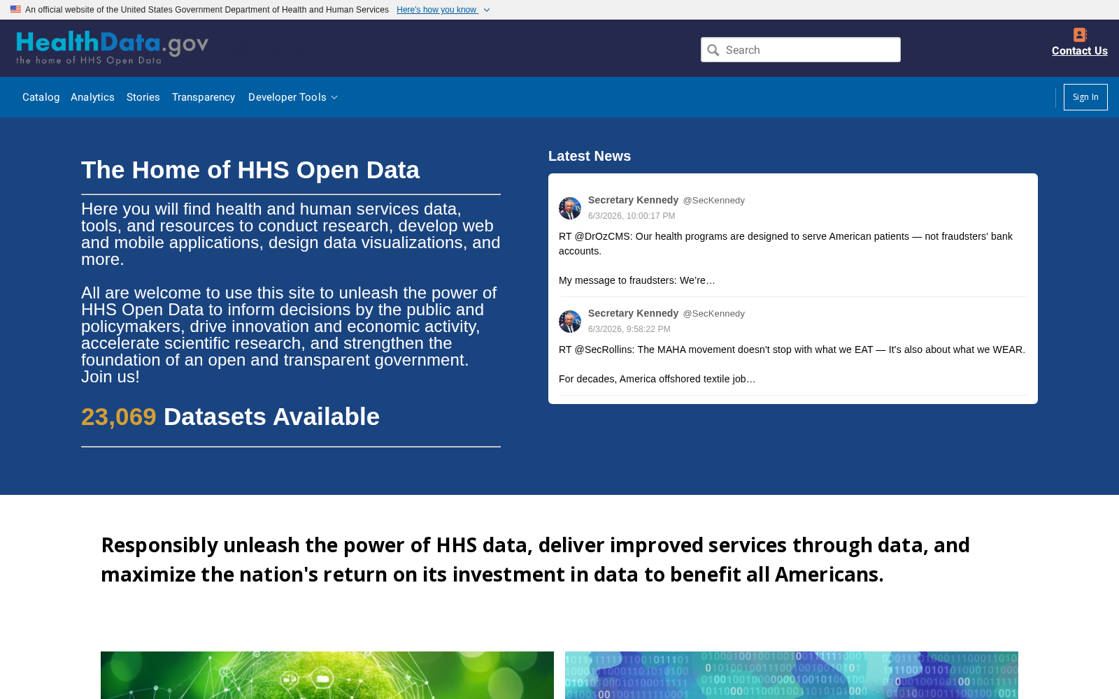 HealthData.gov 数据集图片