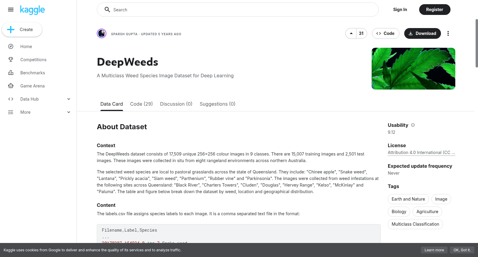 DeepWeeds 数据集图片