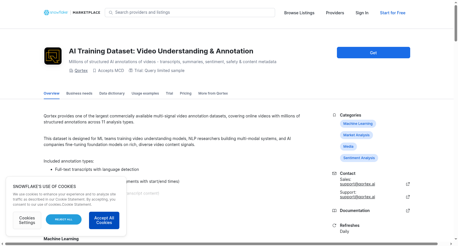 AI Training Dataset: Video Understanding & Annotation 数据集图片
