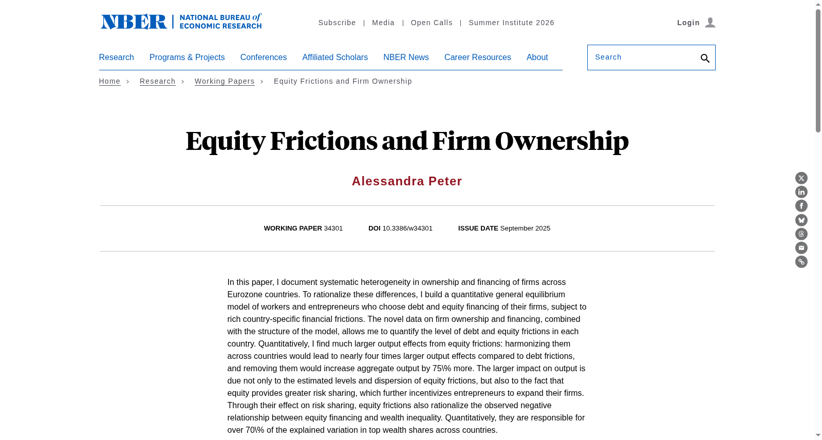 Equity Frictions and Firm Ownership 数据集图片