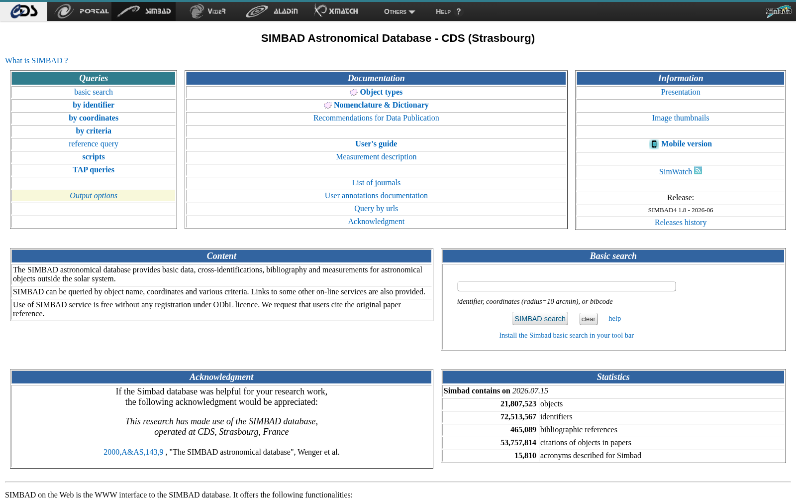 SIMBAD Astronomical Database 数据集图片