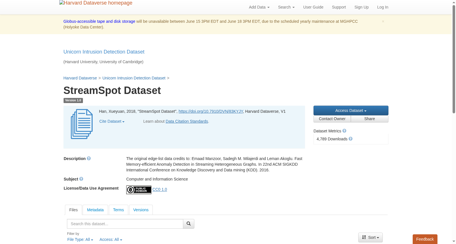 StreamSpot Dataset 数据集图片