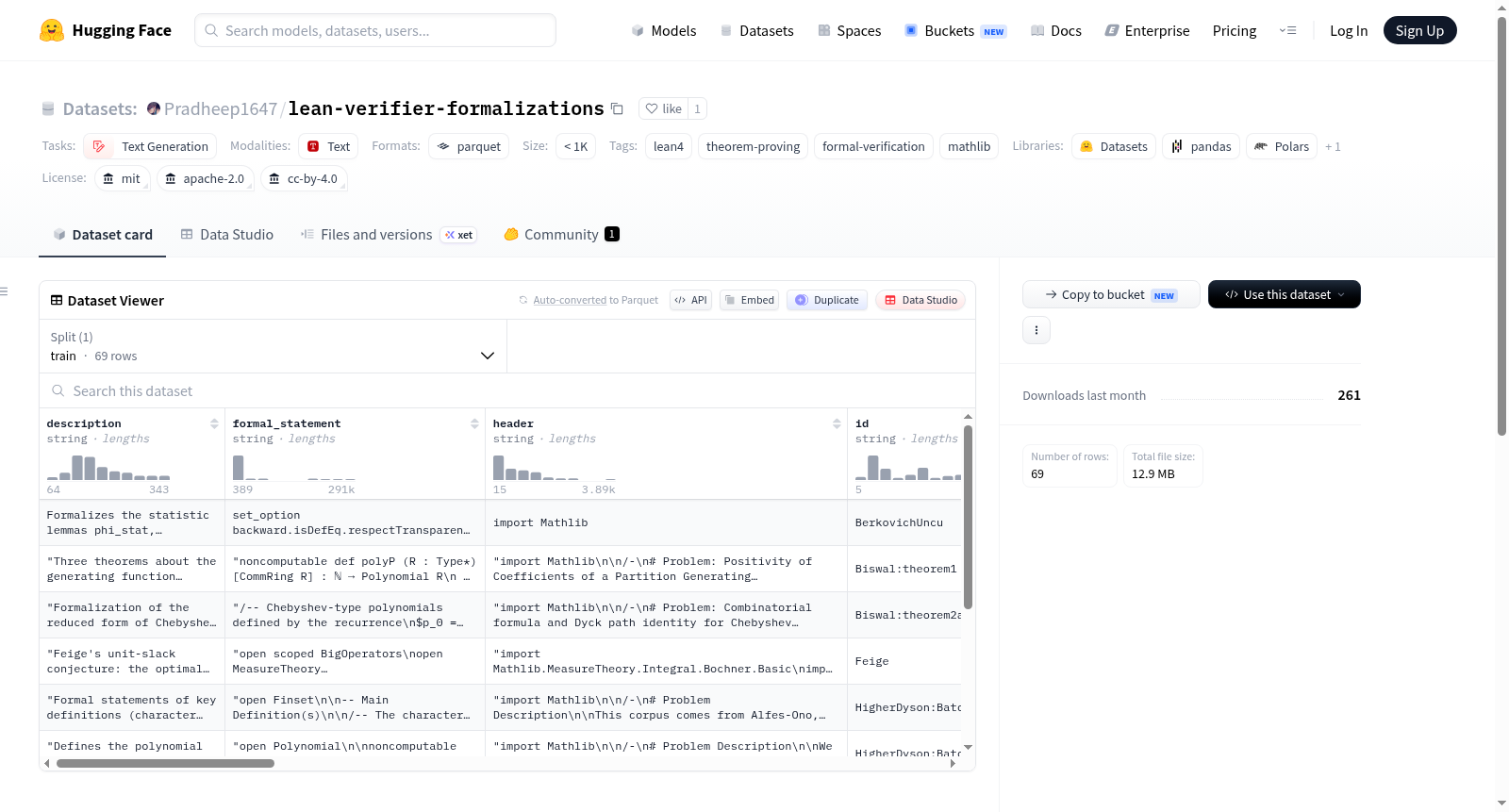 lean-verifier-formalizations 数据集图片