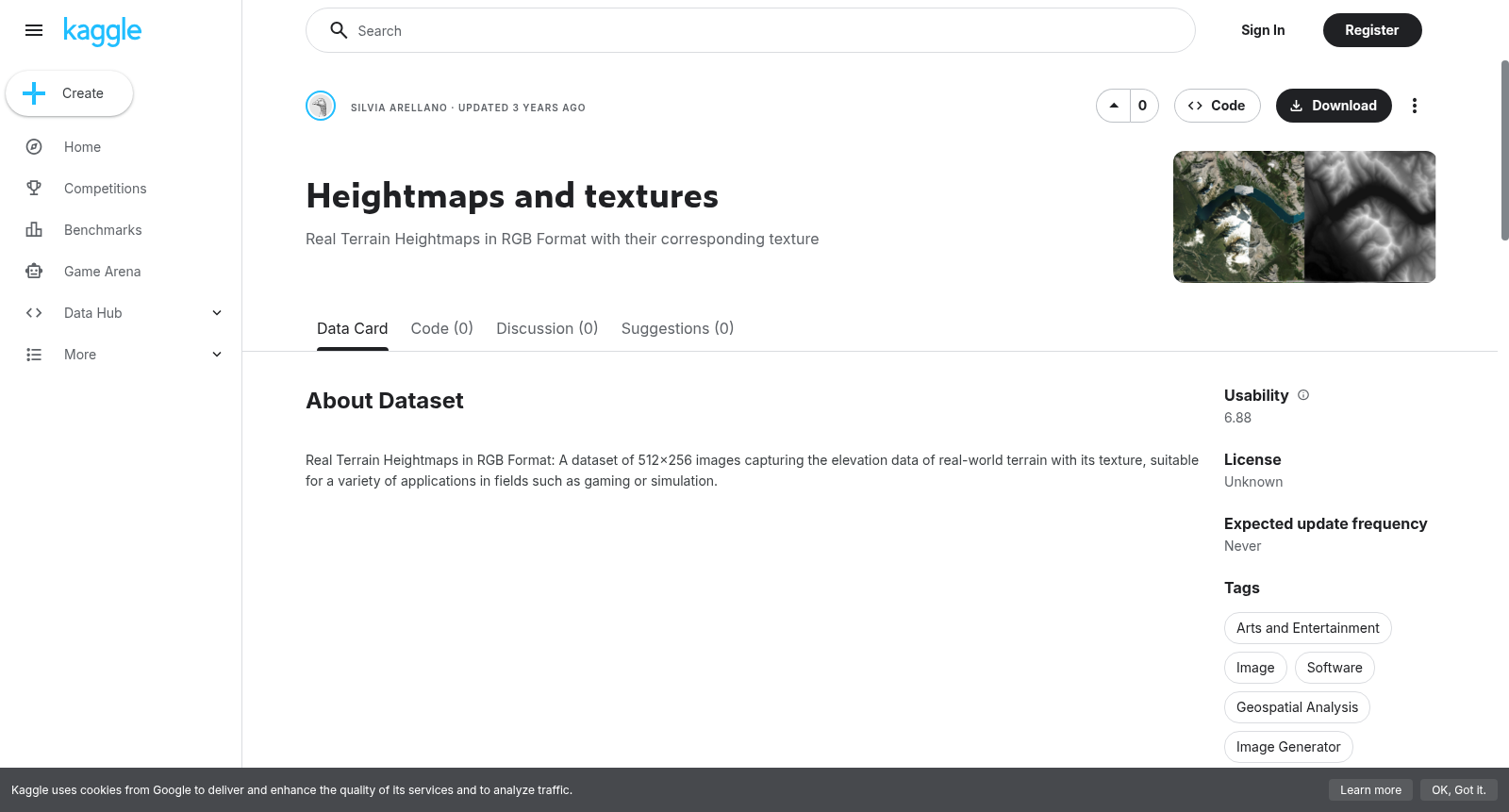 Heightmaps and textures 数据集图片