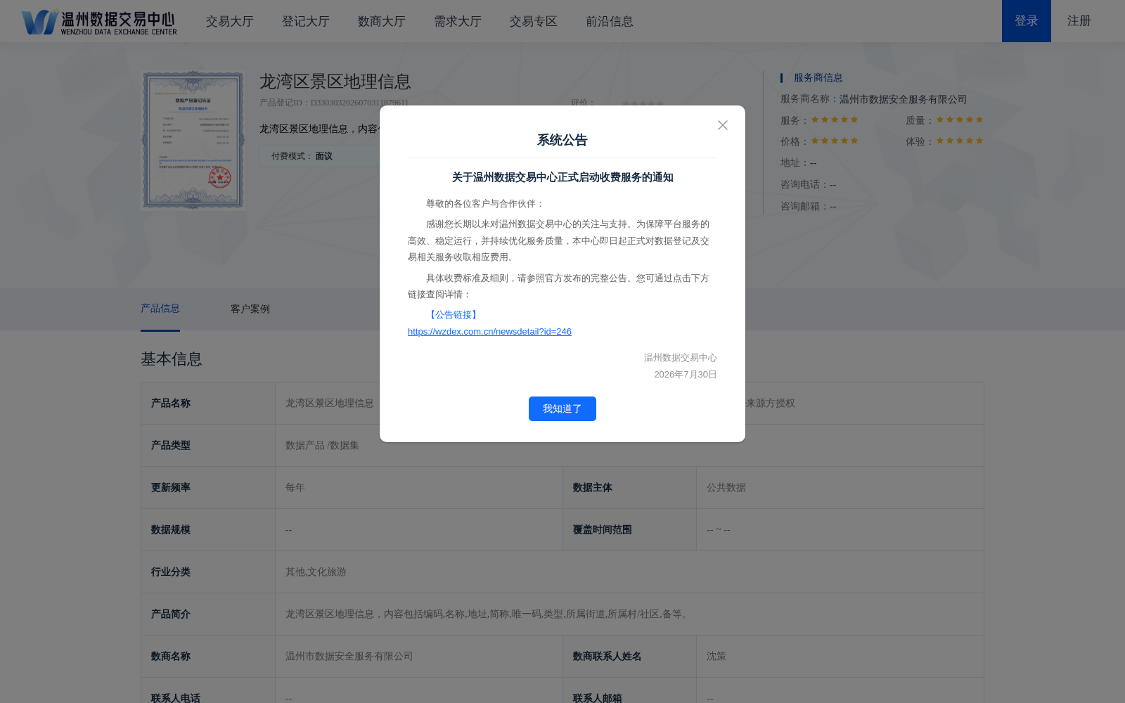 龙湾区景区地理信息 数据集图片