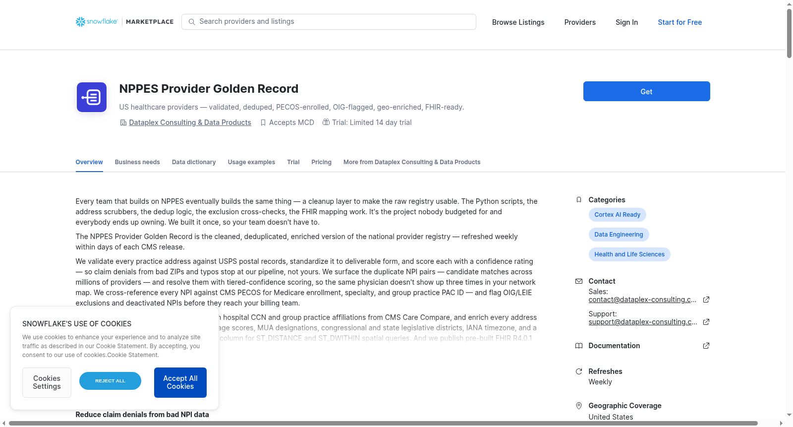 NPPES Provider Golden Record 数据集图片