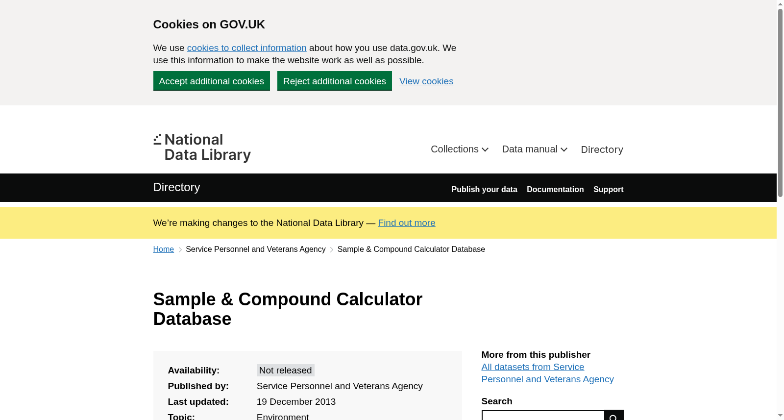 Sample & Compound Calculator Database 数据集图片
