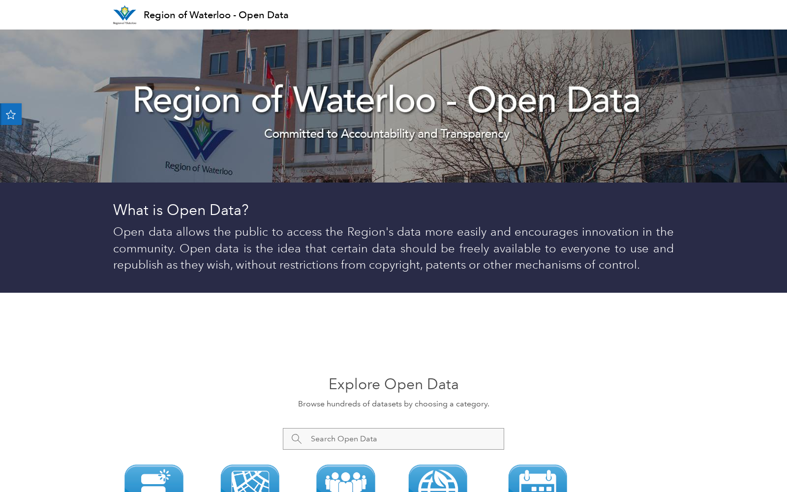 Region of Waterloo - Open Data 数据集图片