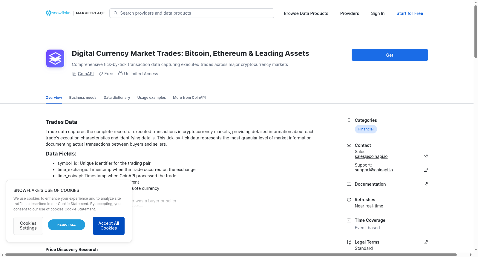 Digital Currency Market Trades: Bitcoin, Ethereum & Leading Assets 数据集图片