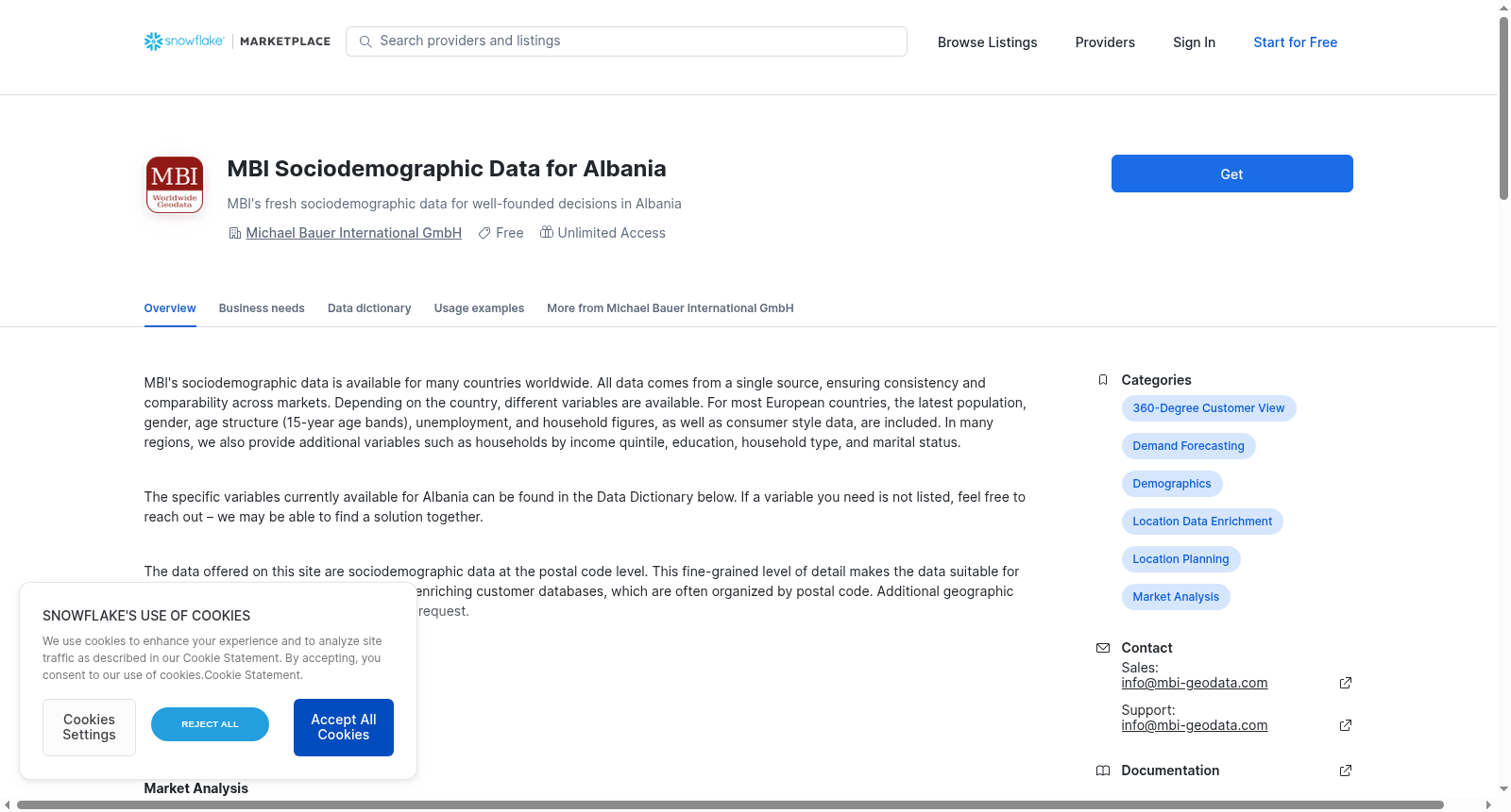 MBI Sociodemographic Data for Albania 数据集图片