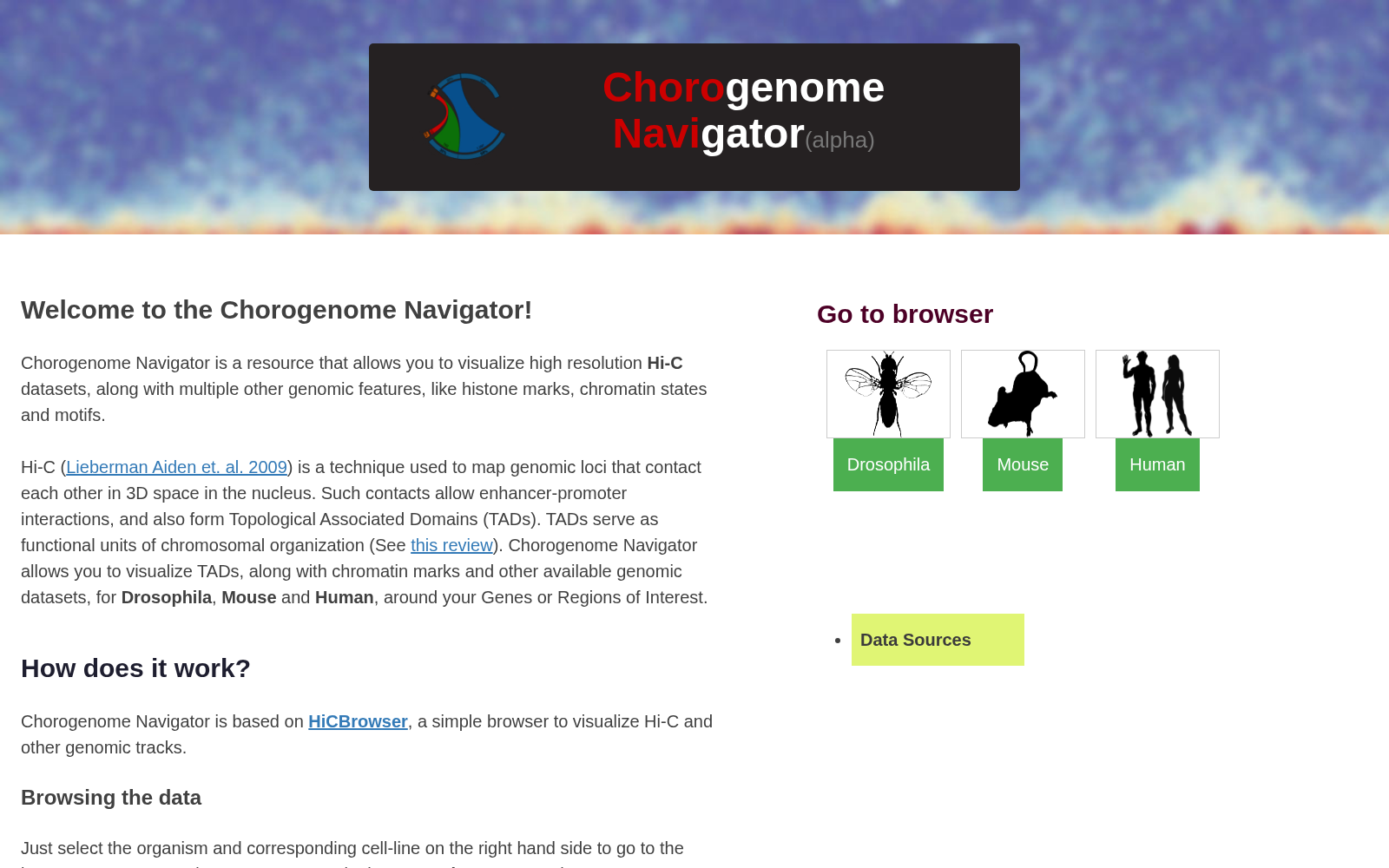 Chorogenome Navigator 数据集图片