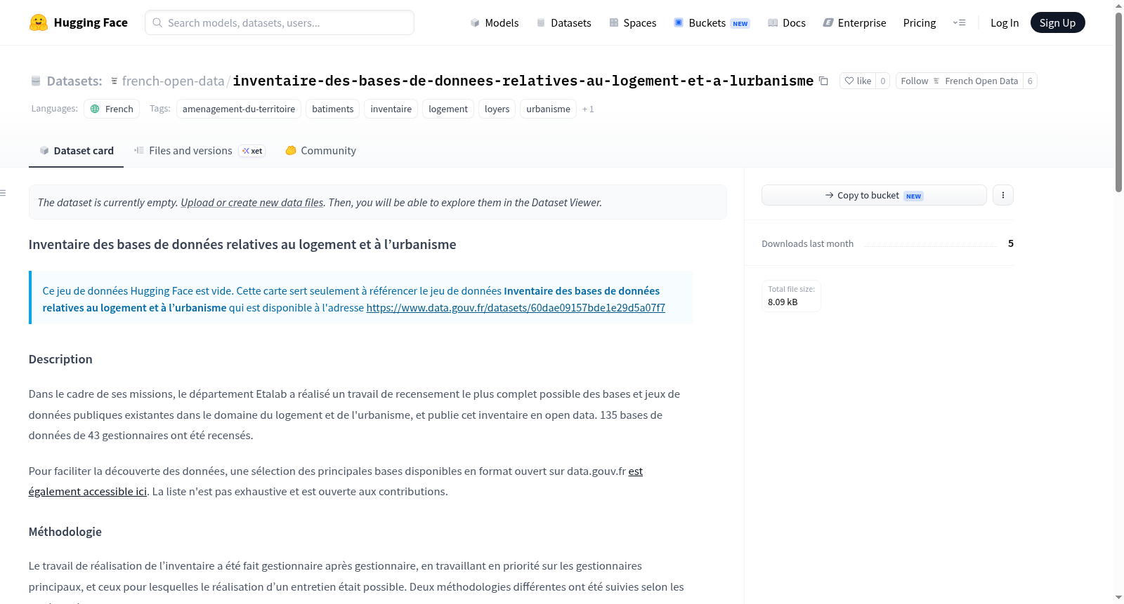 Data-Gouv-FR/inventaire-des-bases-de-donnees-relatives-au-logement-et-a-lurbanisme 数据集图片