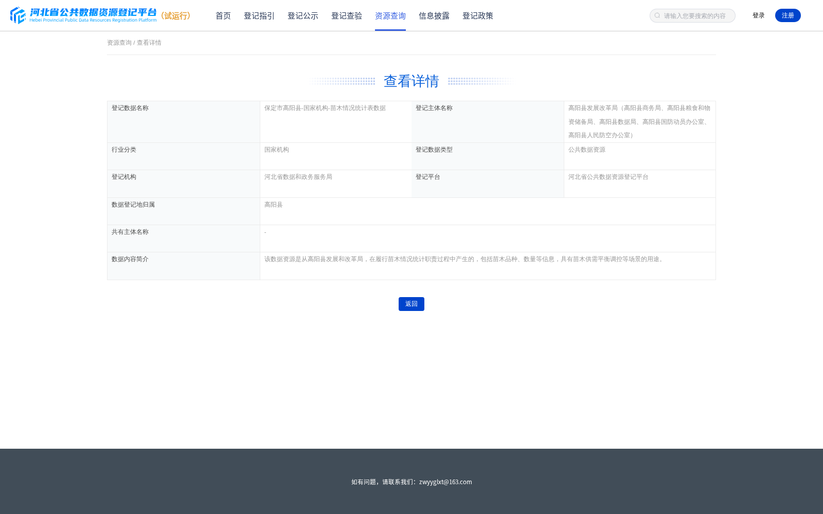保定市高阳县-国家机构-苗木情况统计表数据 数据集图片