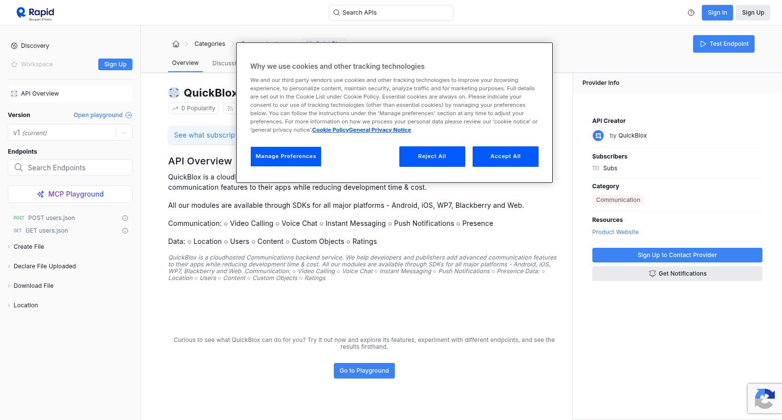 QuickBlox 数据集图片