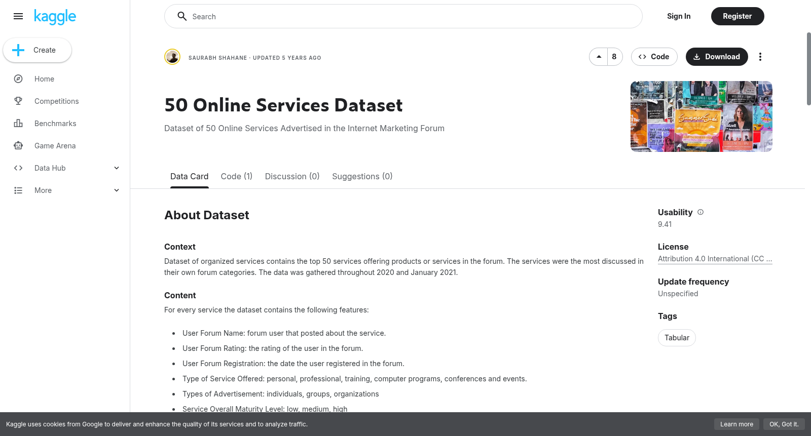 50 Online Services Dataset 数据集图片