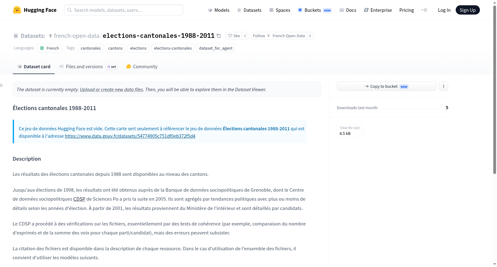 Data-Gouv-FR/elections-cantonales-1988-2011 数据集图片