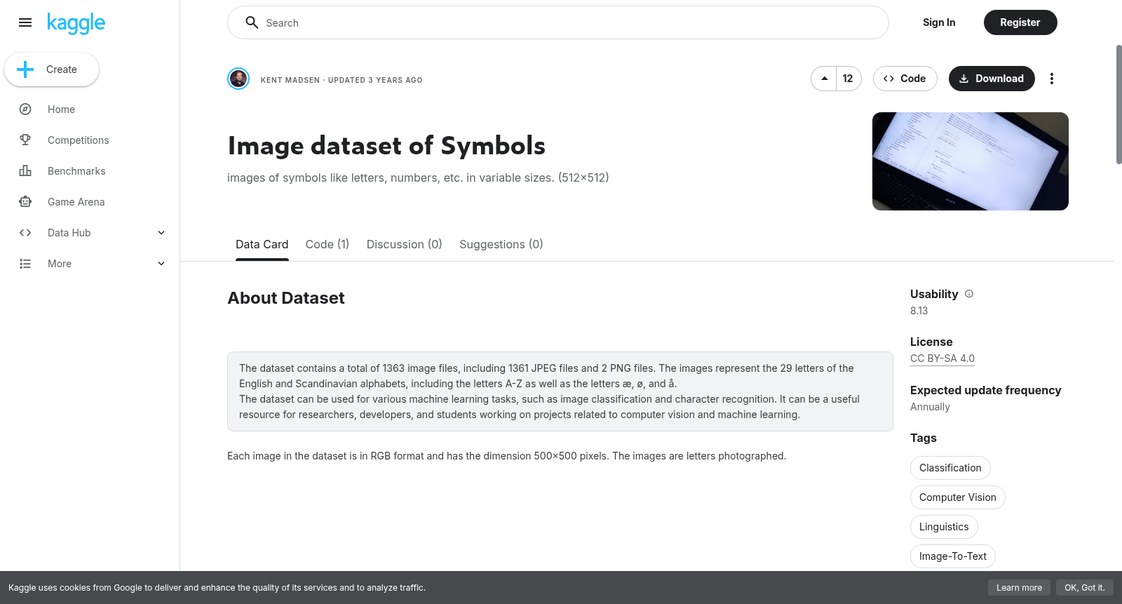 Image dataset of Symbols 数据集图片