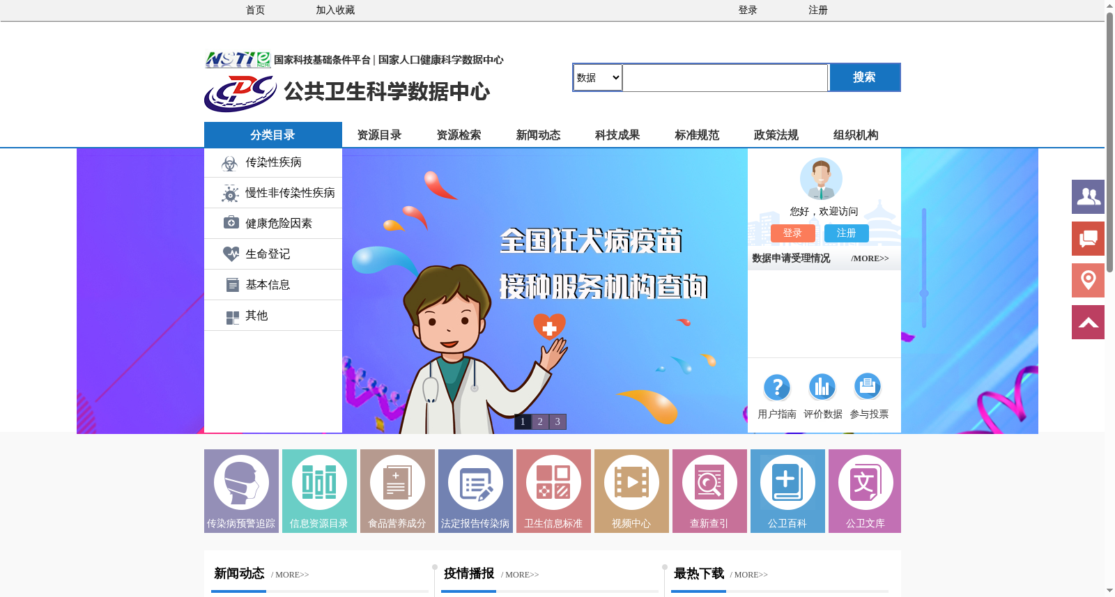 公共卫生科学数据中心 数据集图片