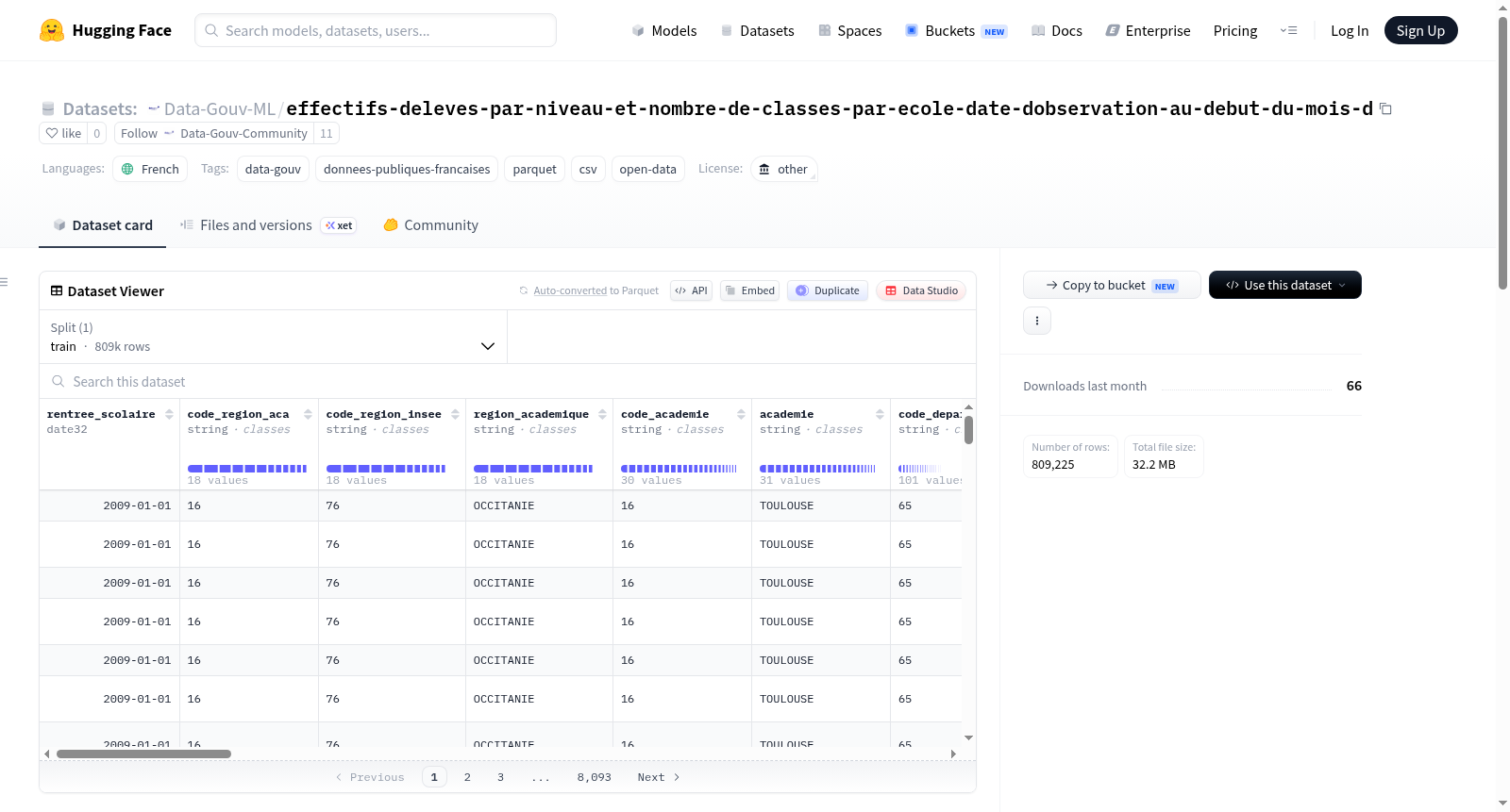 Data-Gouv-FR/effectifs-deleves-par-niveau-et-nombre-de-classes-par-ecole-date-dobservation-au-debut-du-mois-d 数据集图片
