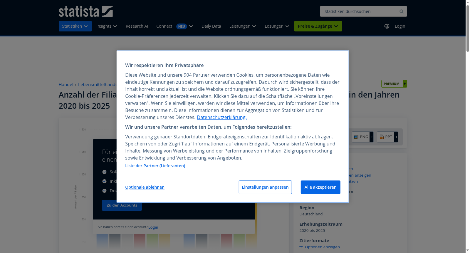 Verkaufsstellen von Edeka Südbayern nach Betriebsregie in Deutschland bis 2023 数据集图片