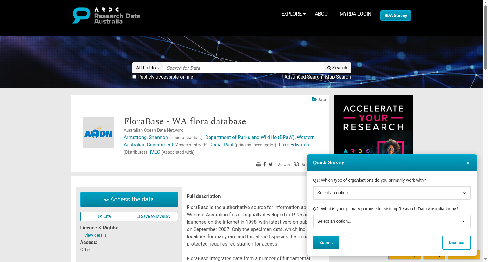 FloraBase - WA flora database 数据集图片