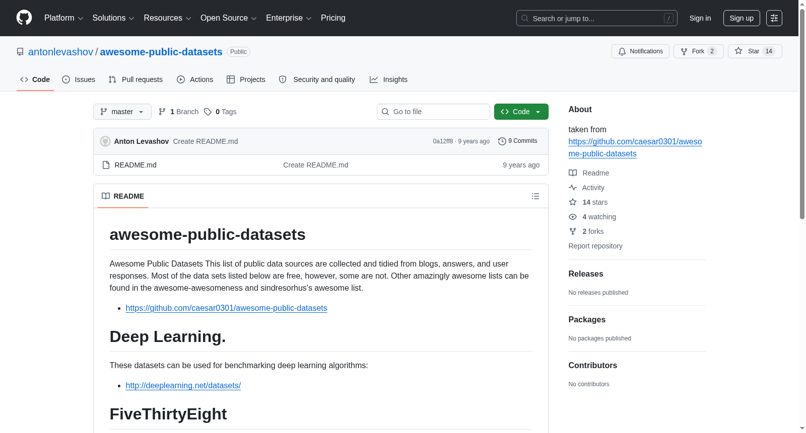 awesome-public-datasets 数据集图片