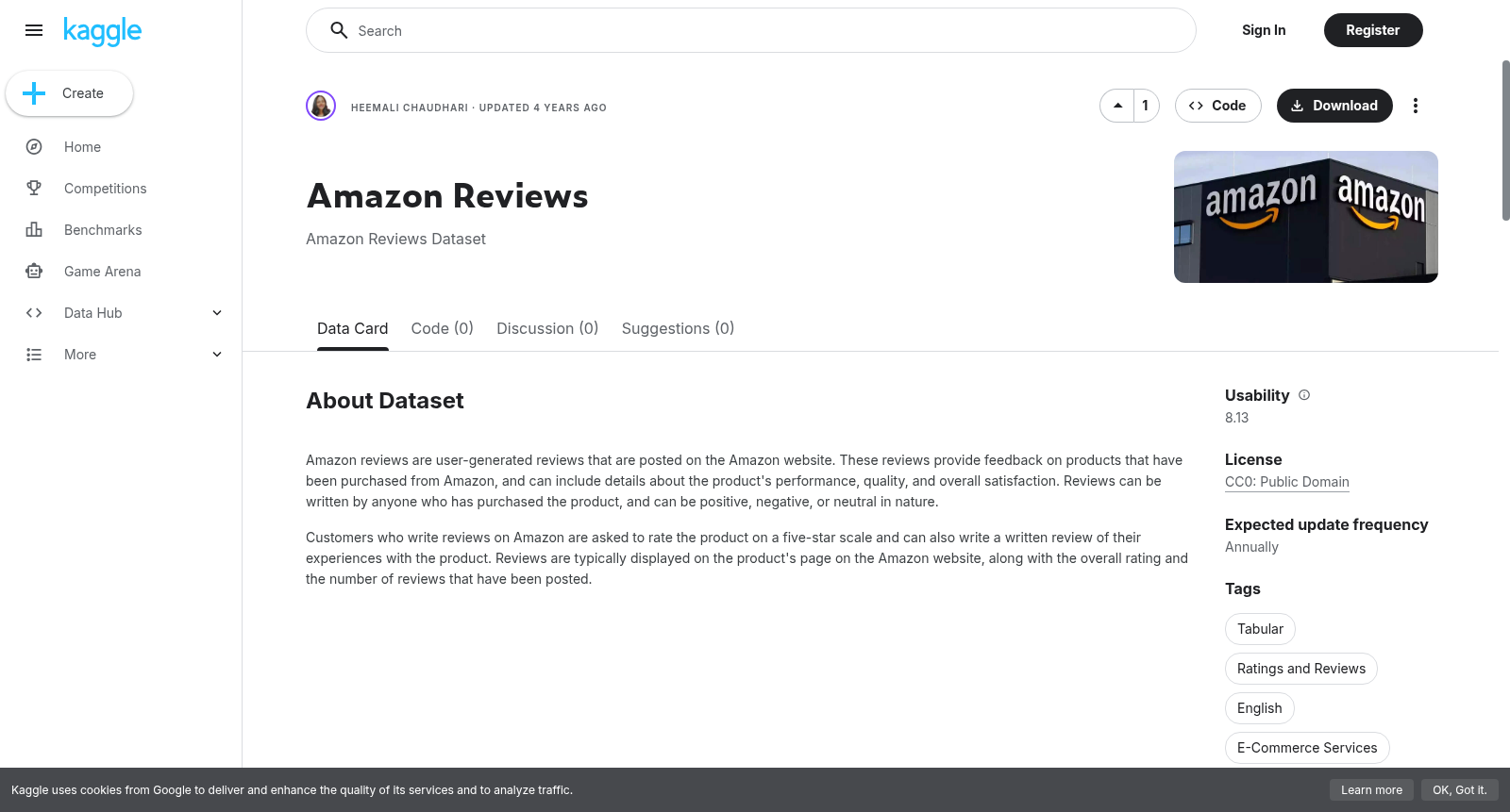 Amazon Reviews 数据集图片