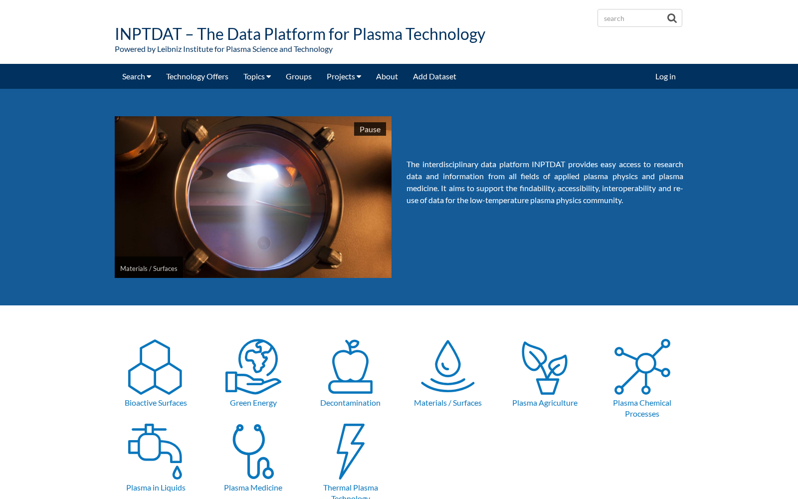 The Data Platform for Plasma Technology 数据集图片