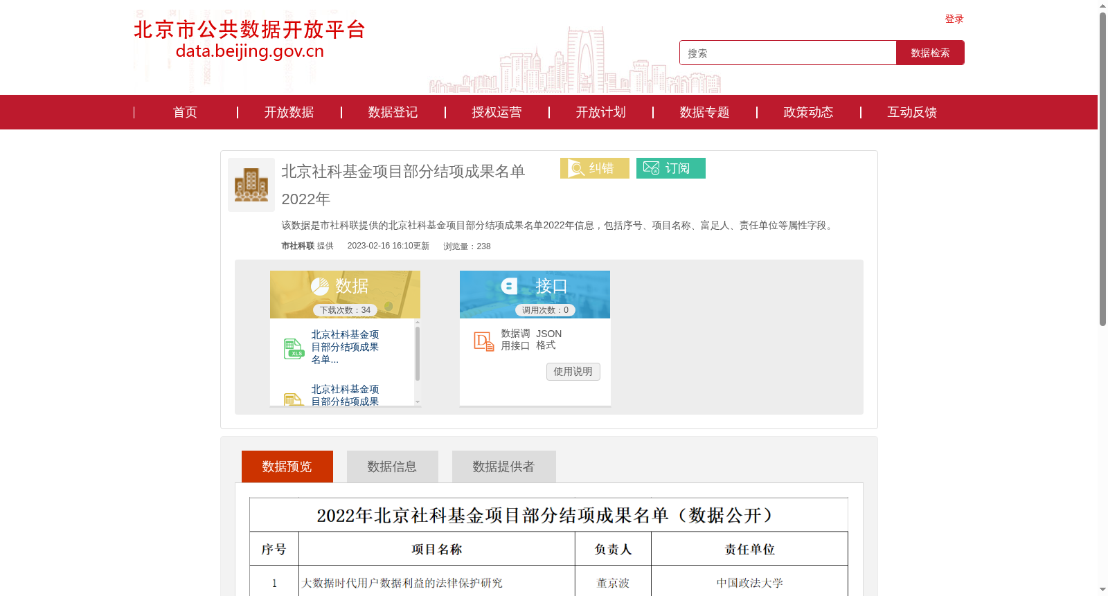 北京社科基金项目部分结项成果名单2022年 数据集图片