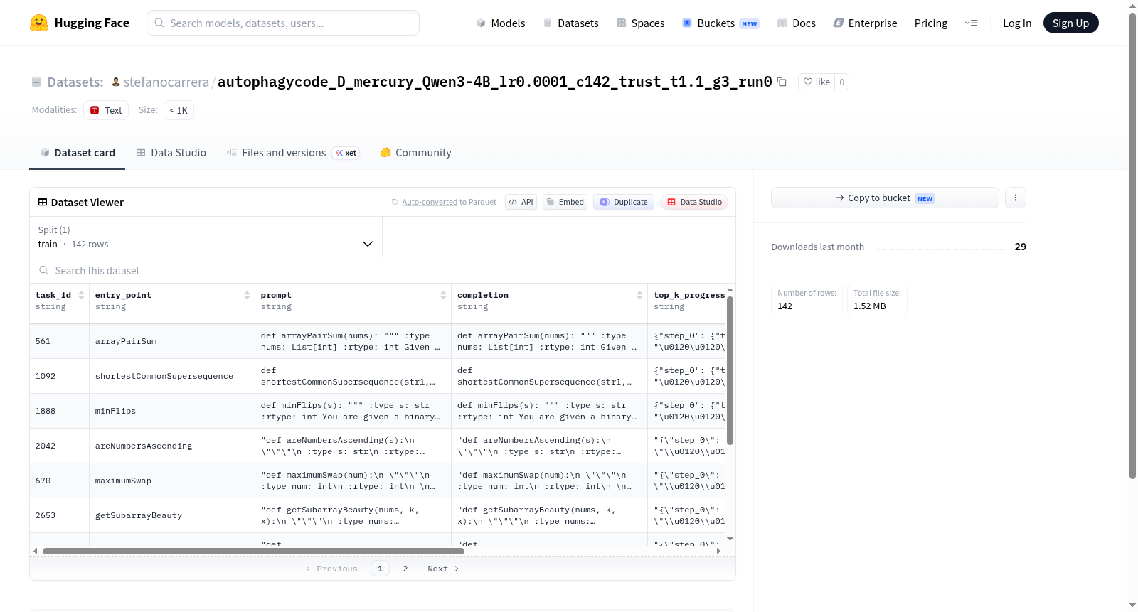 stefanocarrera/autophagycode_D_mercury_Qwen3-4B_lr0.0001_c142_trust_t1.1_g3_run0 数据集图片