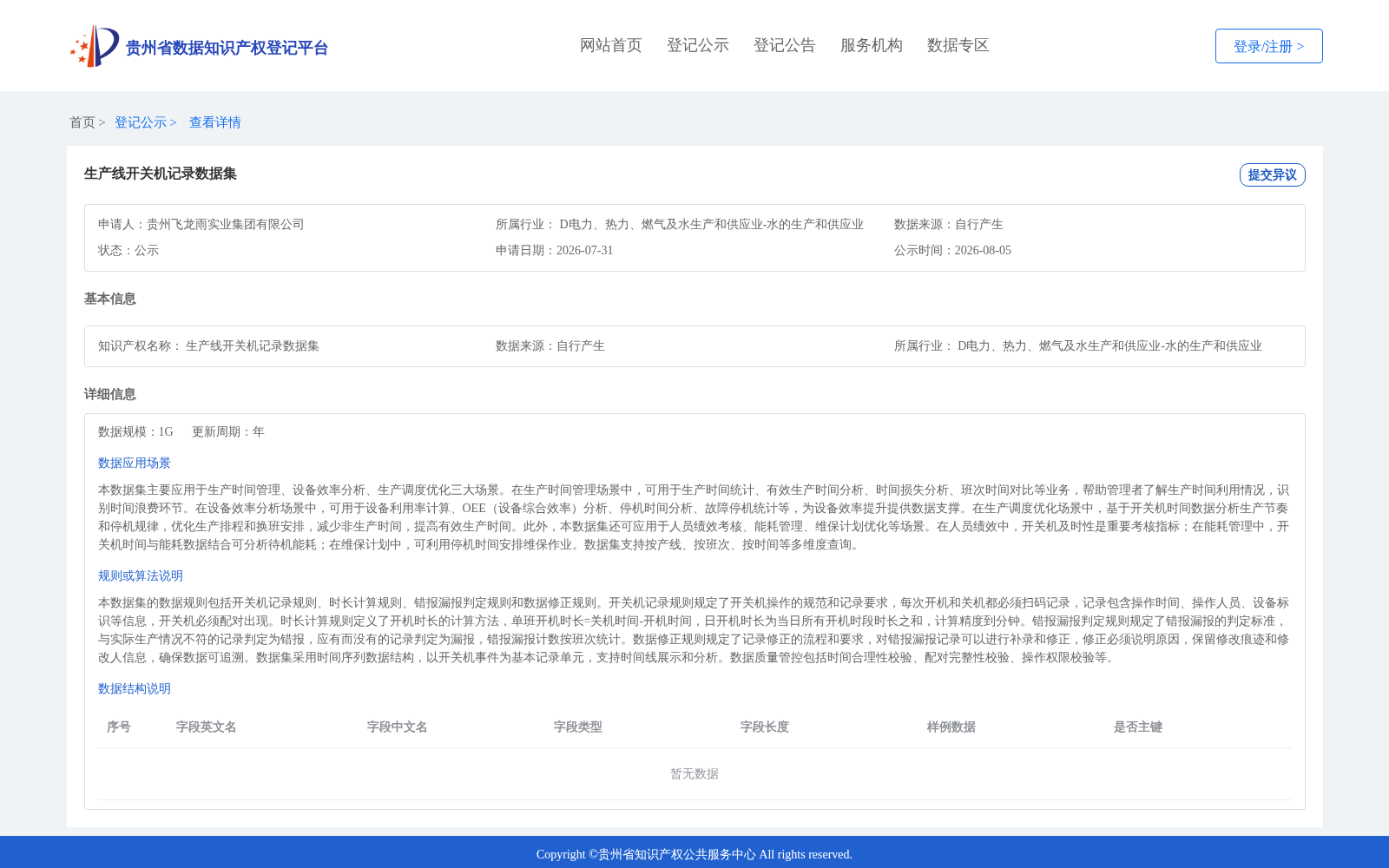 生产线开关机记录数据集 数据集图片
