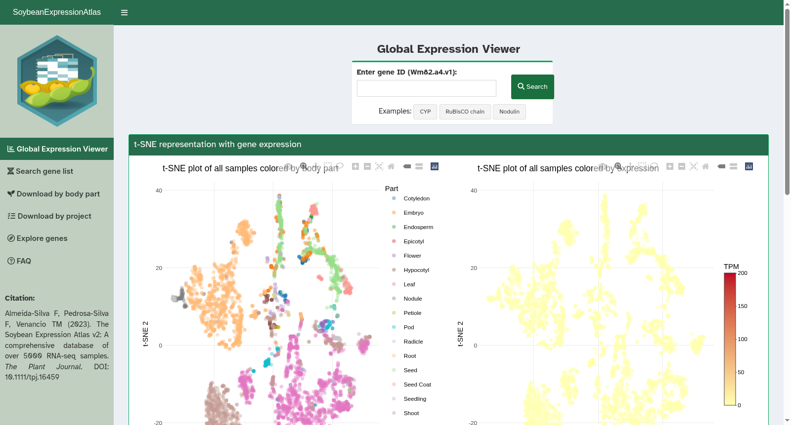 Soybean Expression Atlas v2|基因表达数据集|生物信息学数据集