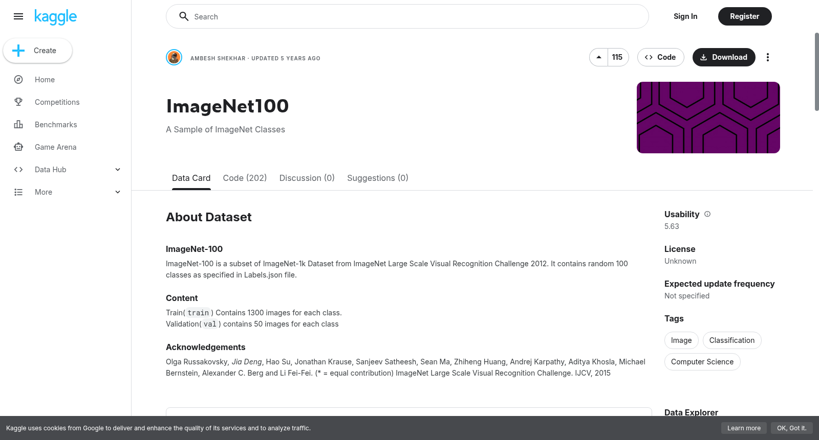 ImageNet100 数据集图片