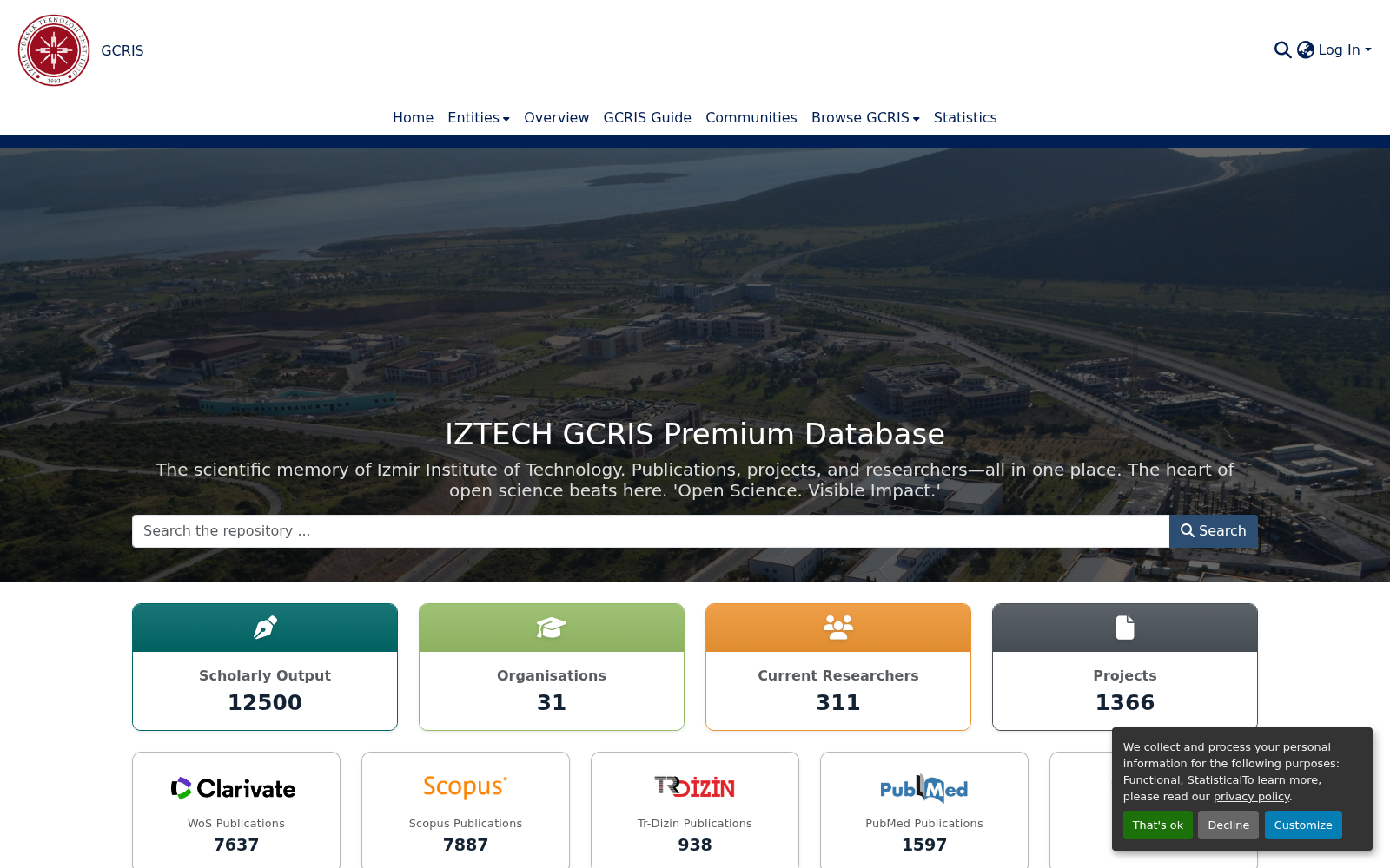 IZTECH GCRIS Premium Database 数据集图片